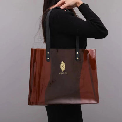 Transparent PVC Plastic Tote Bag