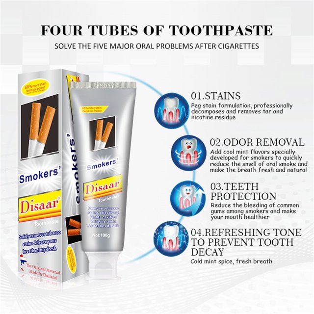 DISAAR Smokers Whitening Toothpaste 100g