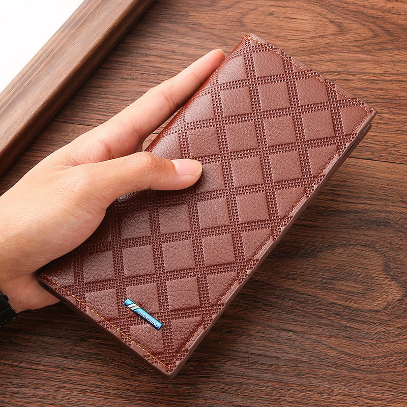 Men's Leather Long Wallet