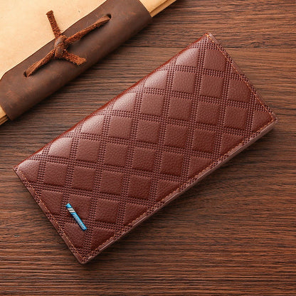 Men's Leather Long Wallet