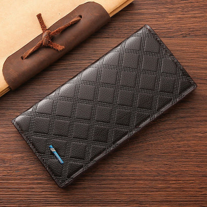 Men's Leather Long Wallet
