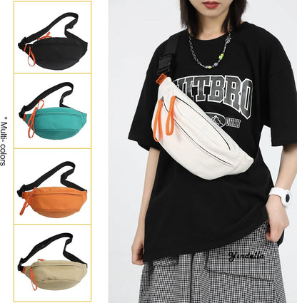 Nylon Crossbody Belt Waist Bag