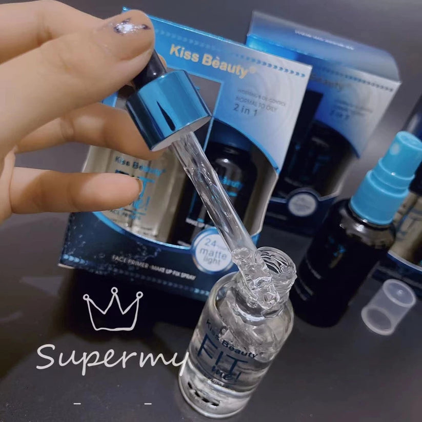 KISS BEAUTY Face Primer & Make-up Fix Spray Set