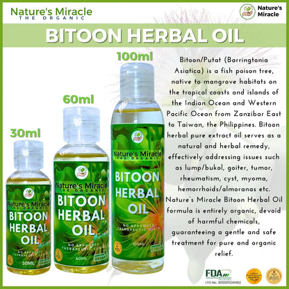 NATURE'S MIRACLE Bitoon Herbal Oil