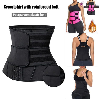 Double Belt Waist Trainer Corset for Men & Women