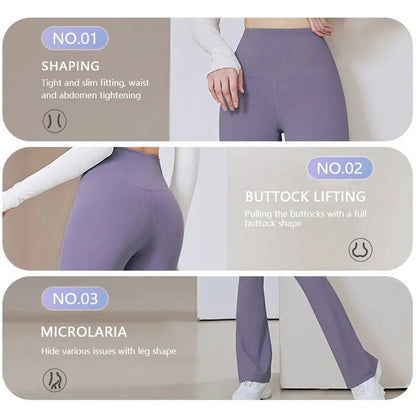 Women's High Waist  Flared Yoga Pants