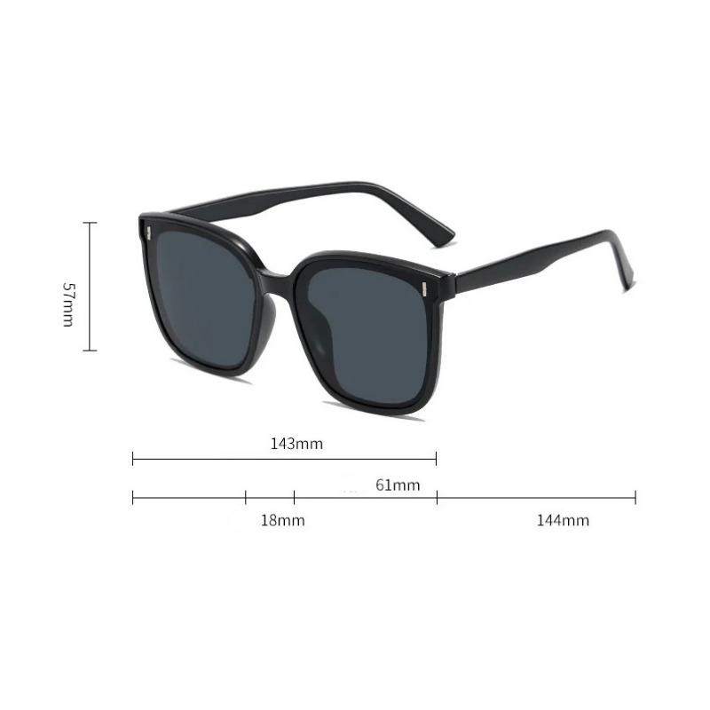 Oversized Retro Square Sunglasses for Men & Women