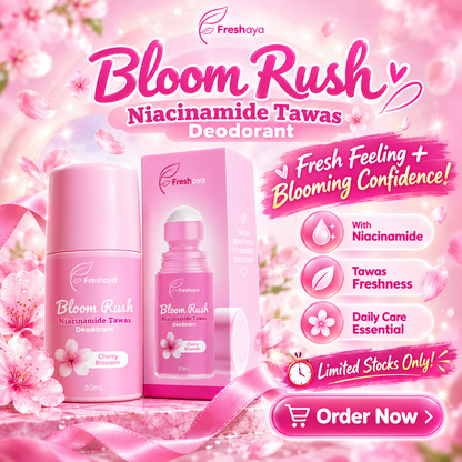 Freshaya Bloom Rush Niacinamide Tawas Deodorant