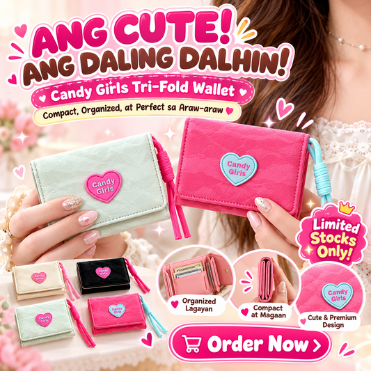 Candy Girls Tri-Fold Wallet