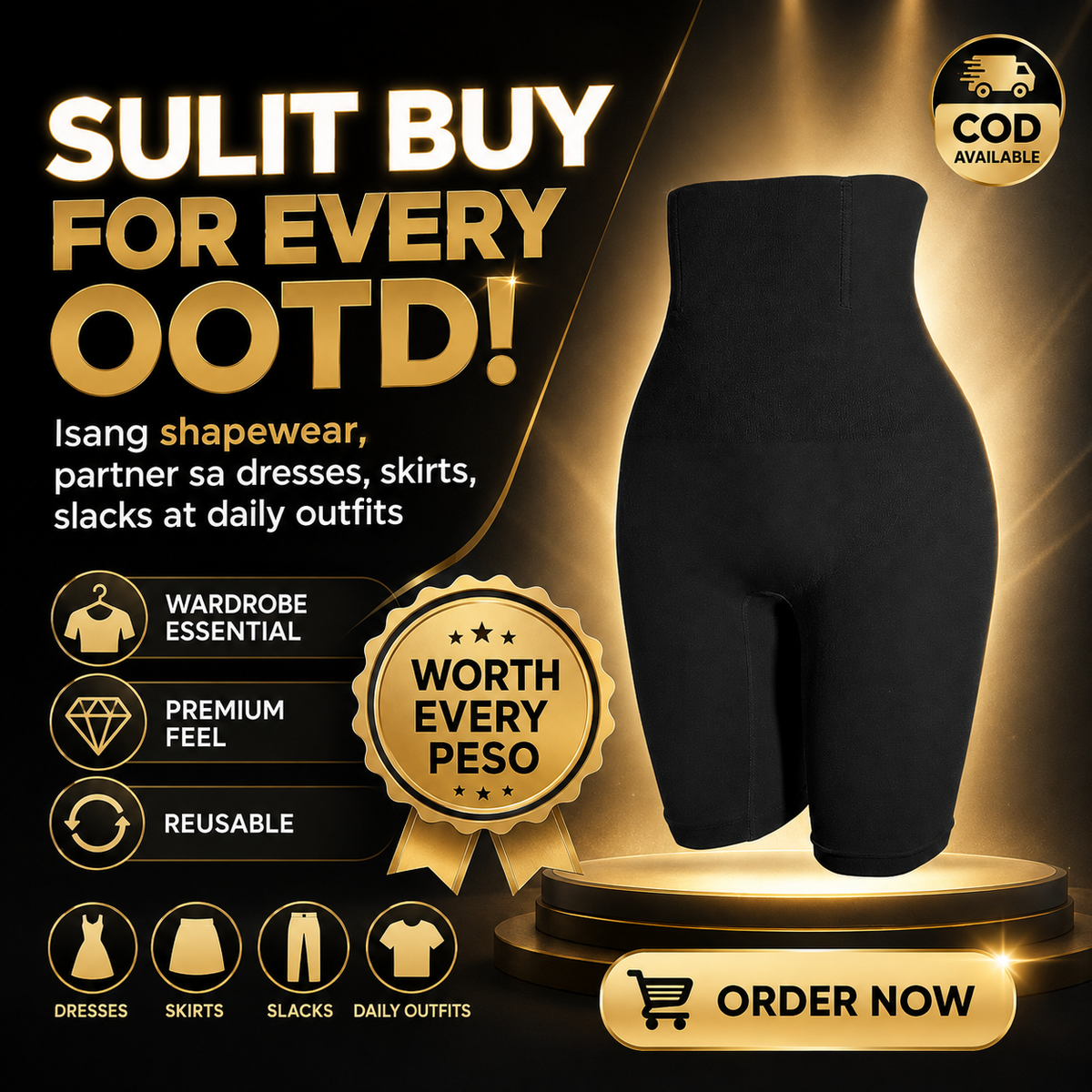 Seamless Belly Hip Lifting High Waist Body Shaper