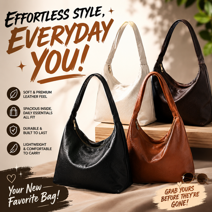 Soft Leather Hobo Bag