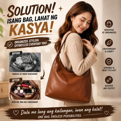 Soft Leather Hobo Bag
