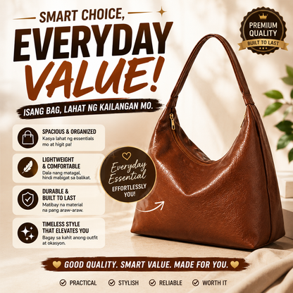 Soft Leather Hobo Bag