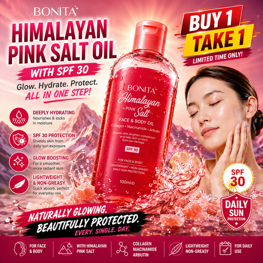 BUY 1 TAKE 1 | BONITA Himalayan Pink Salt Face and Body Oil with SPF 30