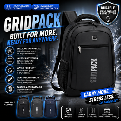 Multi-compartment Waterproof Backpack
