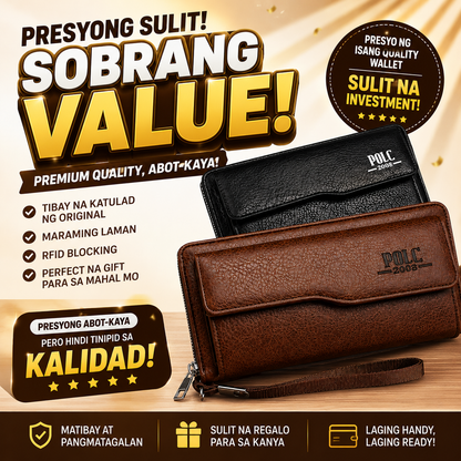 Men's Retro All-in-One Wallet & Phone Holder