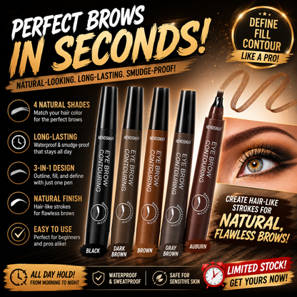 Waterproof 4 Tip Liquid Brow Tattoo Pen