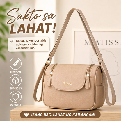 High-end Korean Leather Classy Shoulder Crossbody Bag