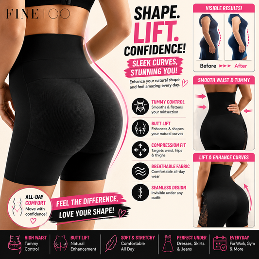 Seamless High Waist Butt Padded Short
