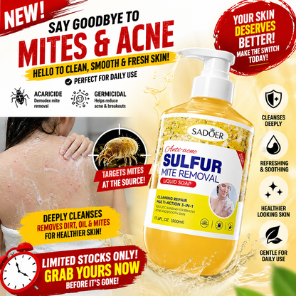SADOER Sulfur Mite Removal Body Wash 500ml