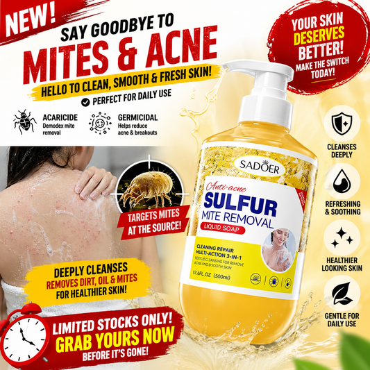 SADOER Sulfur Mite Removal Body Wash 500ml