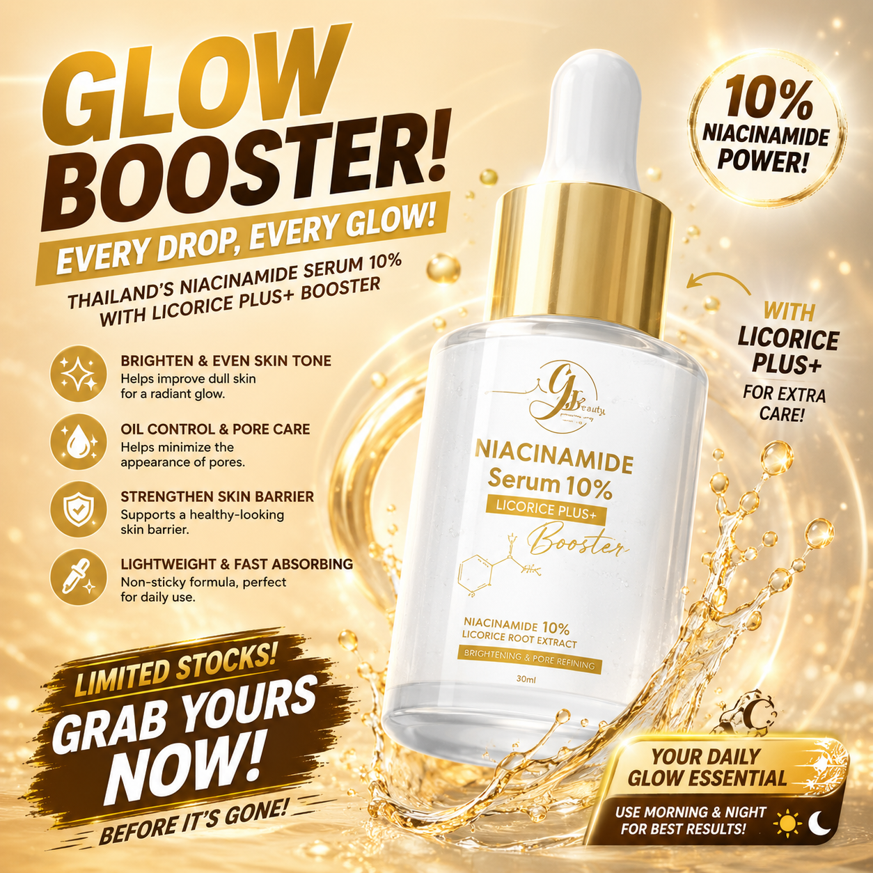 Thailand's Niacinamide Serum 10% 30ml