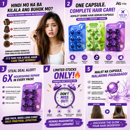 Ashley Shine Hair Serum Capsule