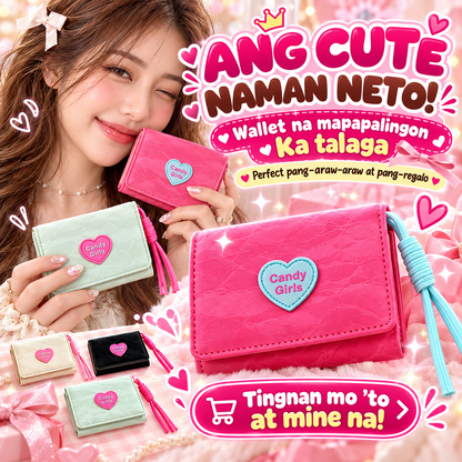 Candy Girls Tri-Fold Wallet