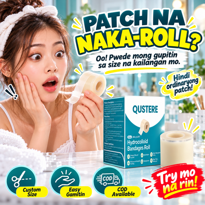 Hydrocolloid Patch Bandages Roll – For Acne, Pimples & Scar Care