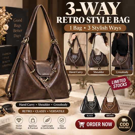 3-Way Retro Style Bag