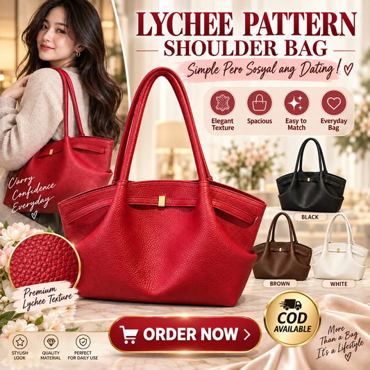 Lychee Pattern Shoulder Bag