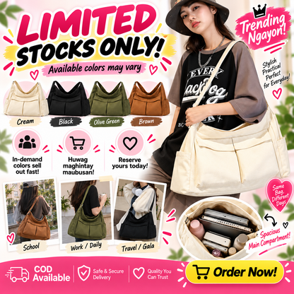 Large Capacity Canvas Messenger Bag