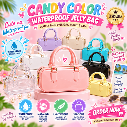 Candy Color Waterproof Jelly Bag