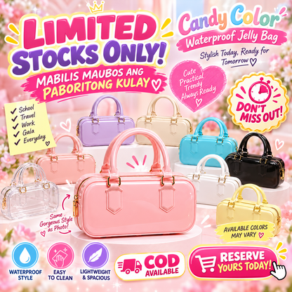 Candy Color Waterproof Jelly Bag