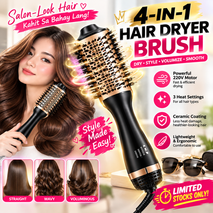 Hot Air Brush Hair Styler Dryer & Volumizer