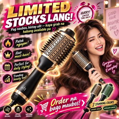Hot Air Brush Hair Styler Dryer & Volumizer