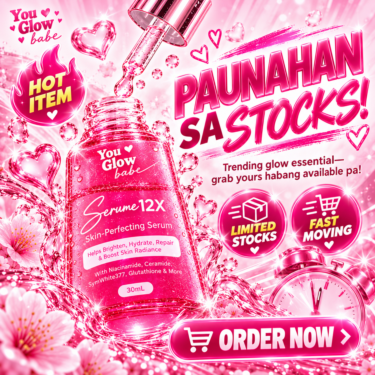 You Glow Babe Serume 12x Skin Perfecting Serum 30ml