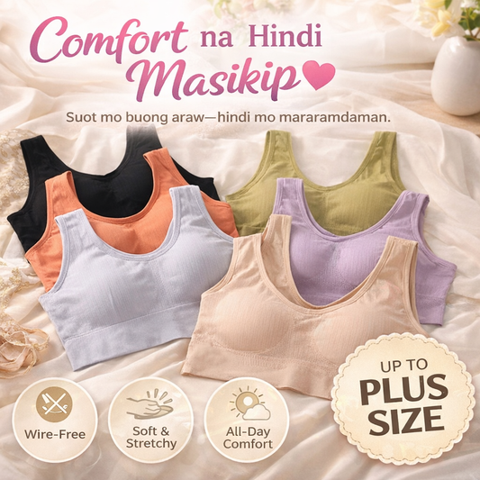 Plus Size Comfy U-back Bralette