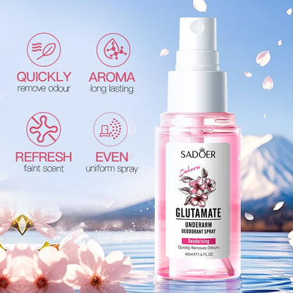 SADOER Sakura Glutamate Underarm Deodorant Spray 40ml