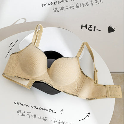 Non Wire Breathable Push Up Bra
