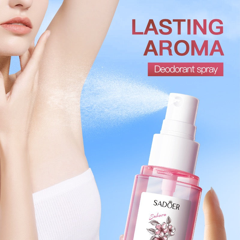 SADOER Sakura Glutamate Underarm Deodorant Spray 40ml