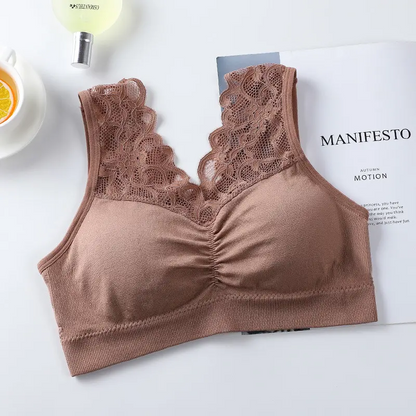 Sexy Lace Padded Wireless Bralette