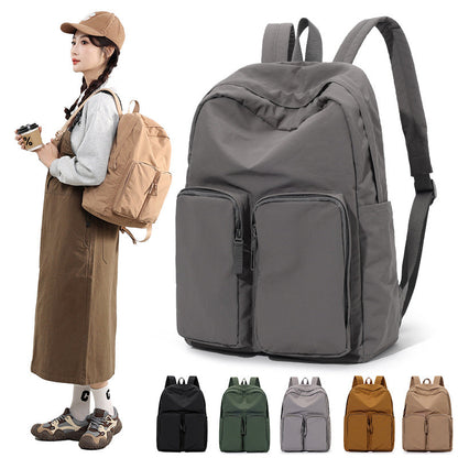 Large Capacity Multi-Pocket Nylon Backpack