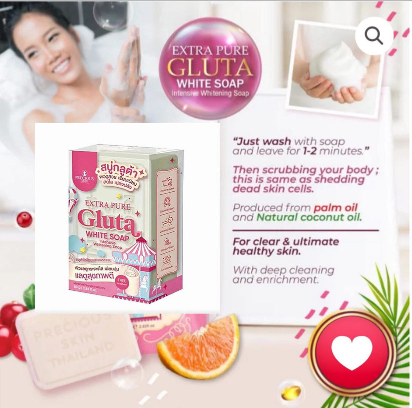 THAILAND's PRECIOUS SKIN Extra Pure Gluta White Soap