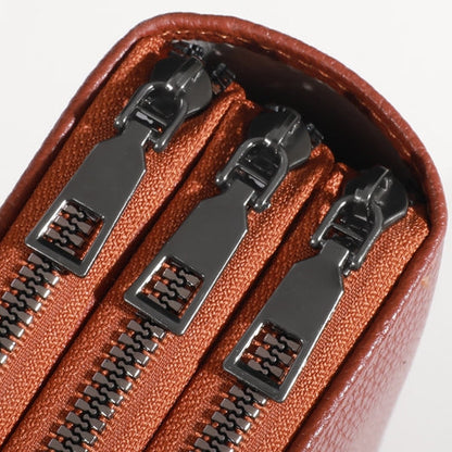 Men's Leather Multiple Compartments Sling Bag