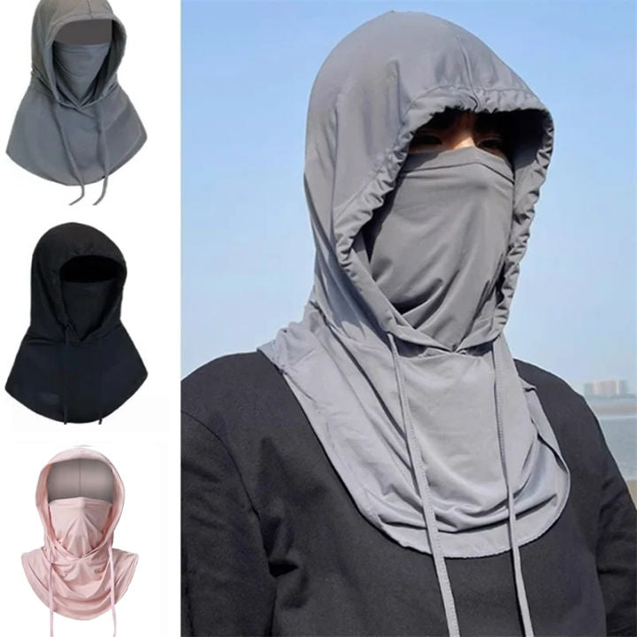 Balaclava Breathable UV Sun Protection Full Head Mask with Drawstring Design