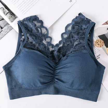 Sexy Lace Padded Wireless Bralette