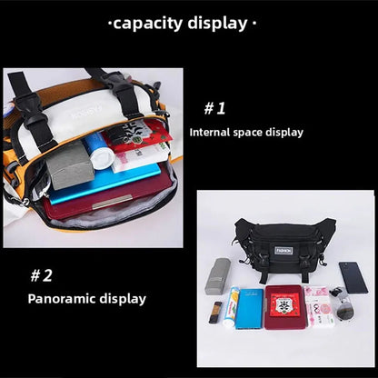 Japan Style Multi-Pocket Streetwear Fanny Pack