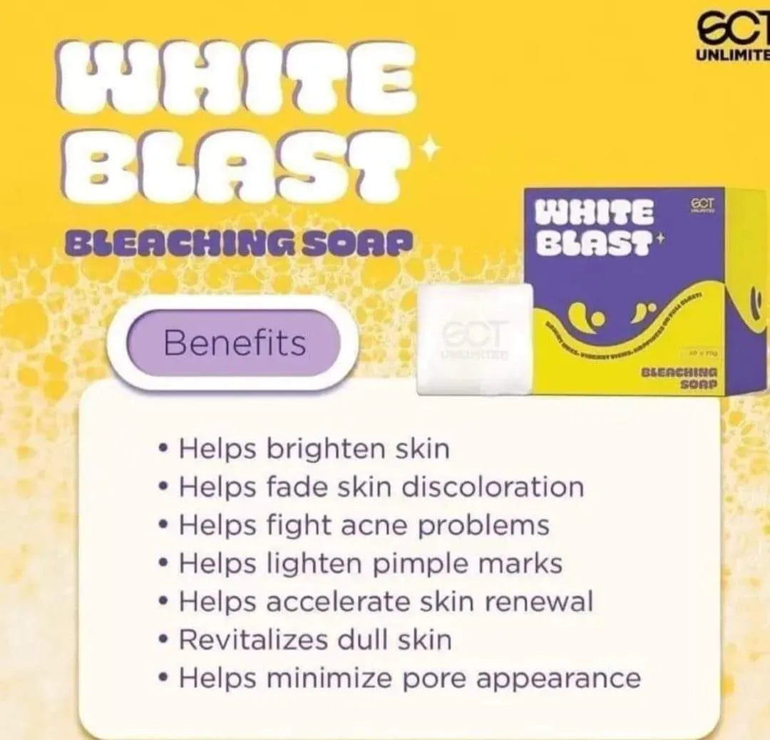 3PCS White Blast Bleaching Soap
