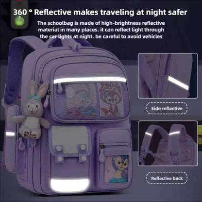 Multi-Pocket Waterproof School Backpack